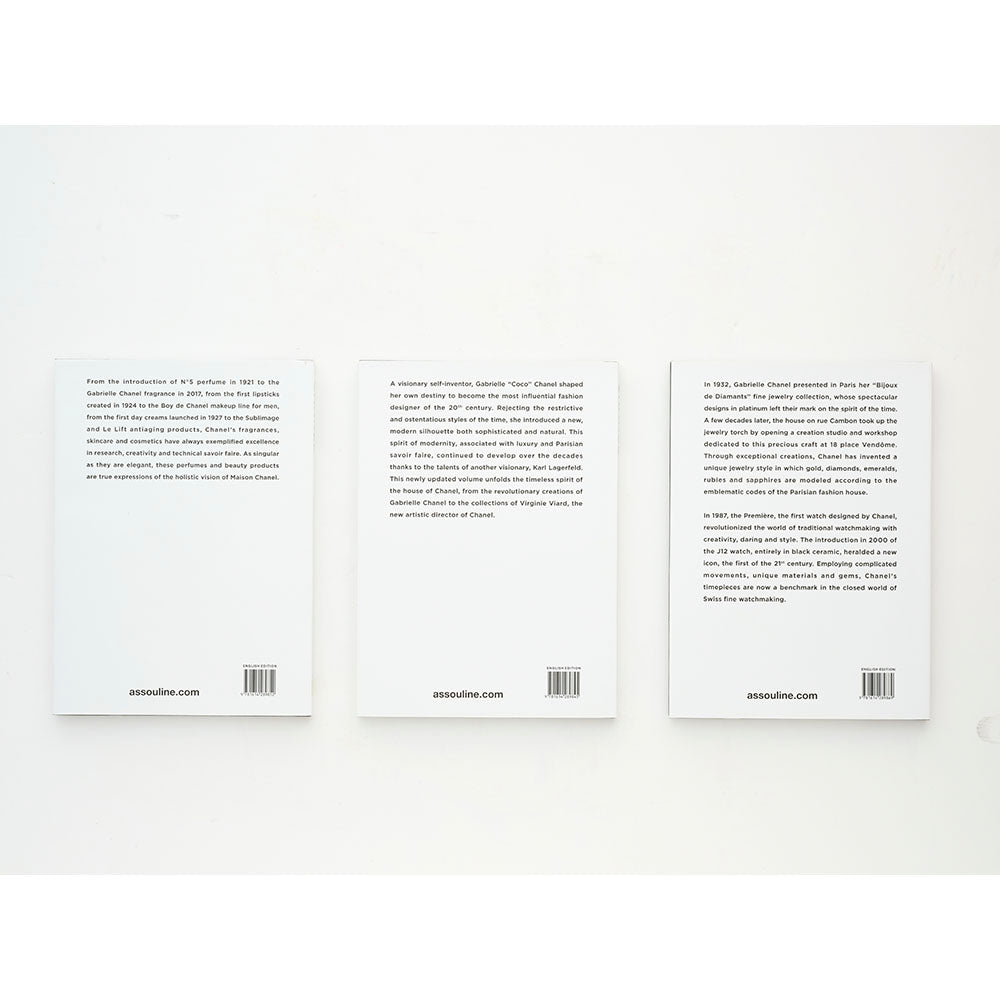 Libro Chanel Set de 3