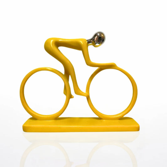 Escultura Bici Amarillo