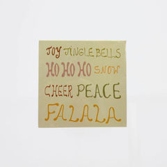 Matchbox with Holiday Design