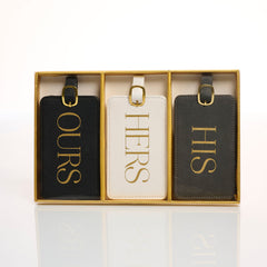 Set Tags Maletas His Hers