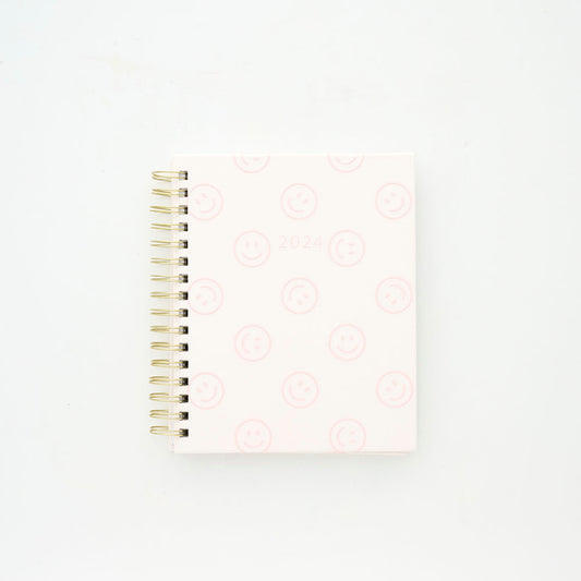 Agenda Pink Smiley Face