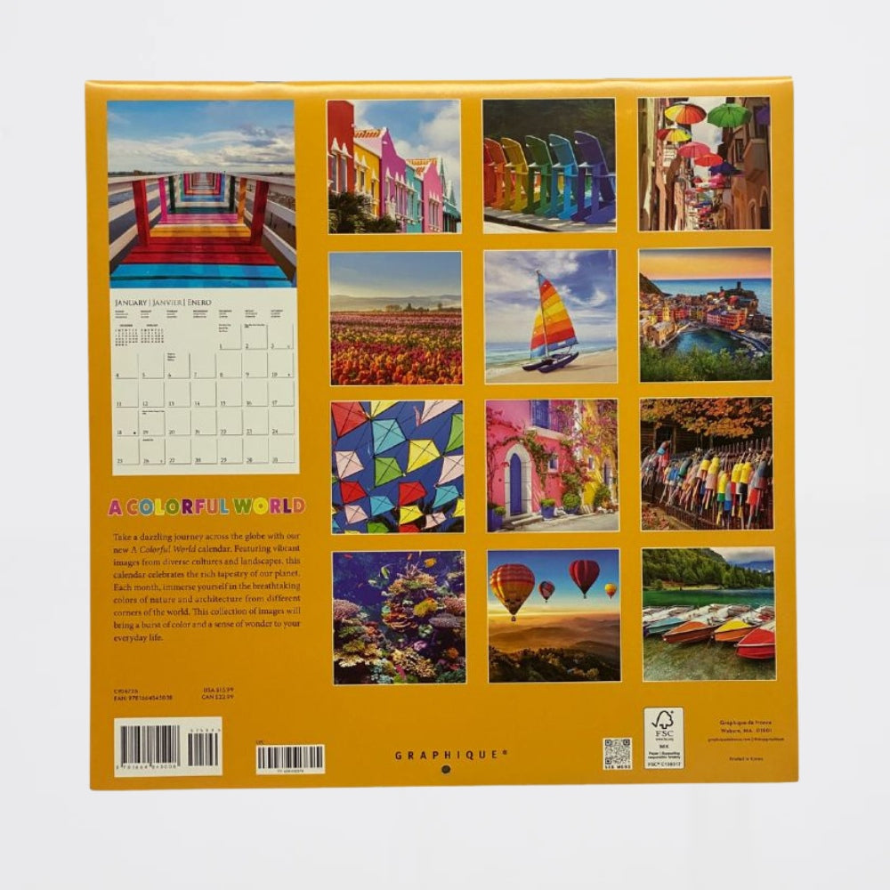 Calendario Colorful World