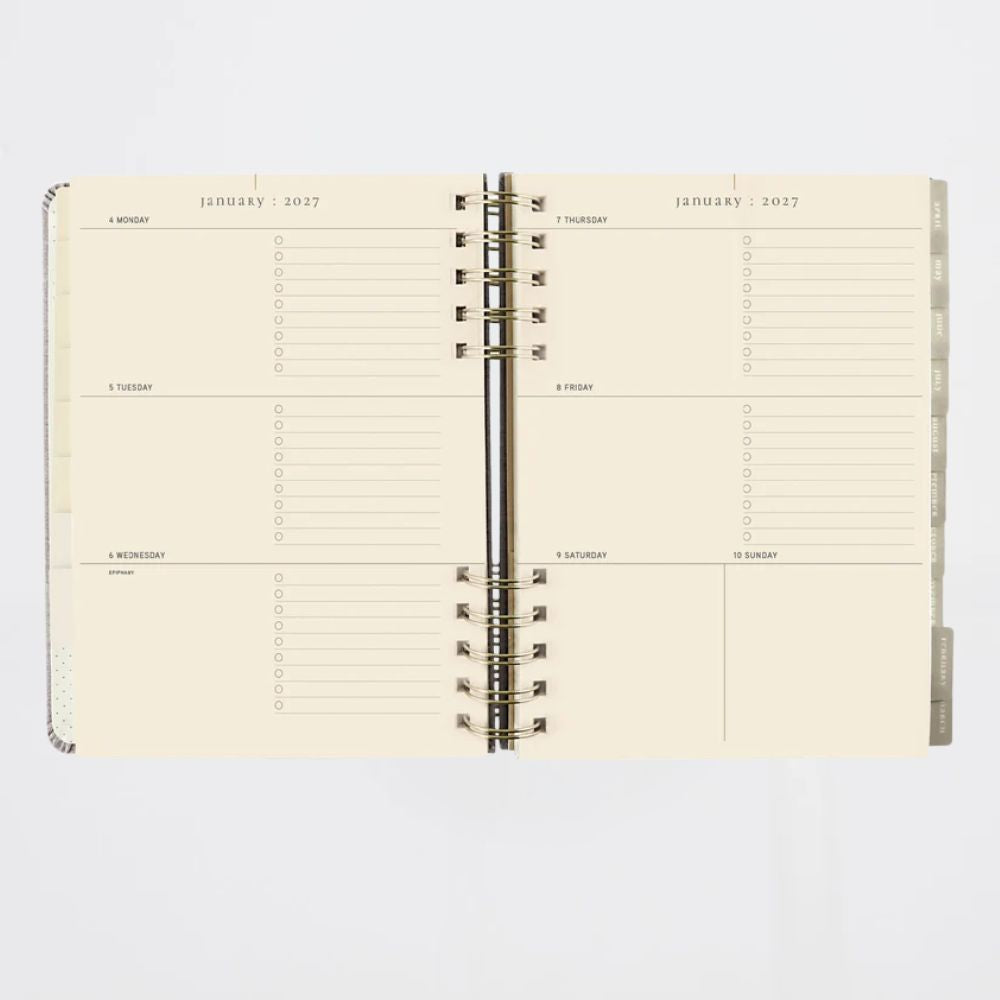 Agenda Blush 18 Meses