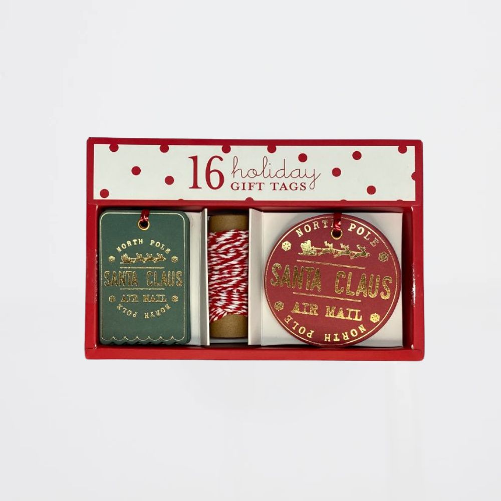 Duo Tags Santa Claus