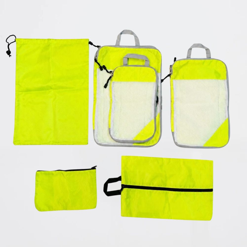 Set 6 Bolsas Empacar Verde