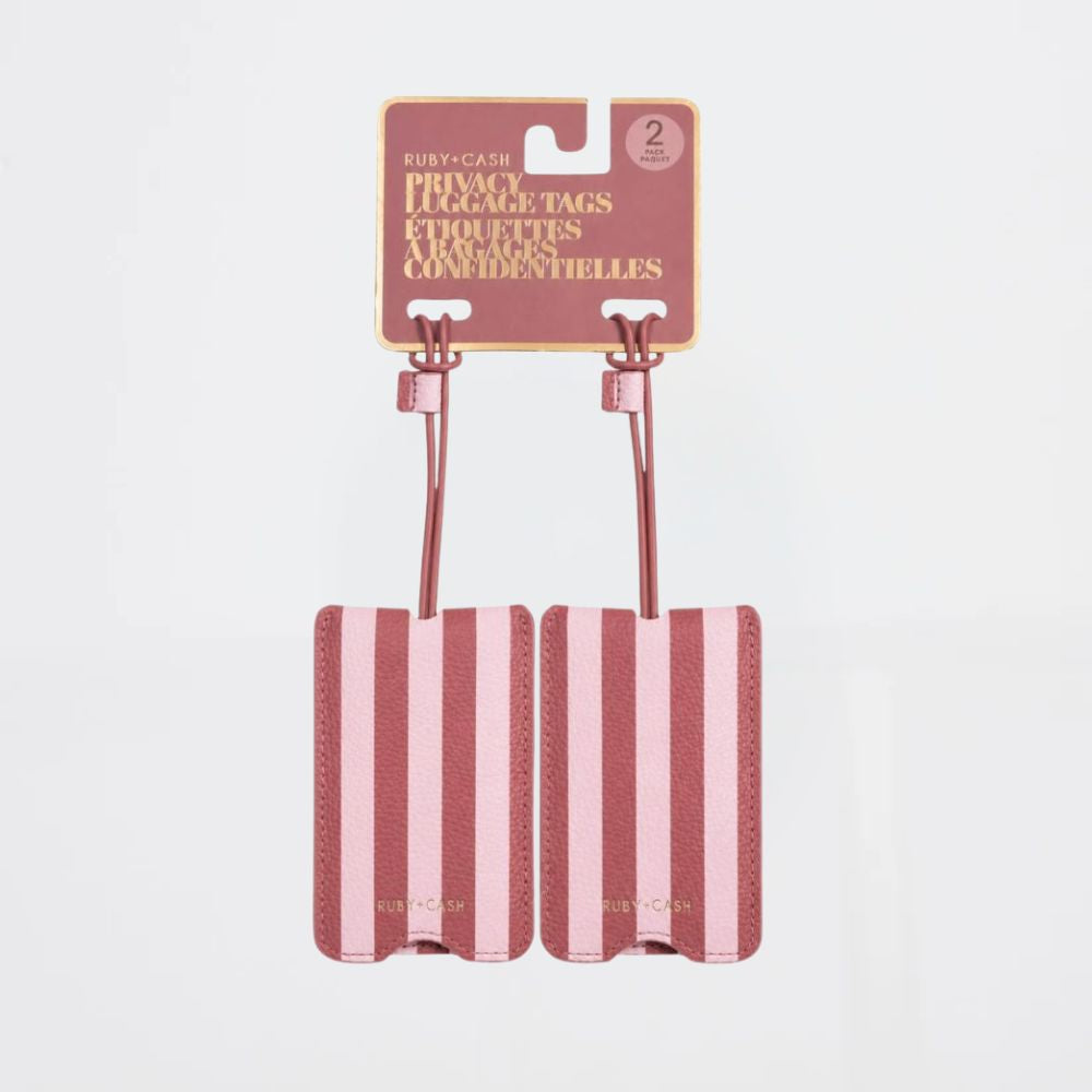 Tags Rose Stripe