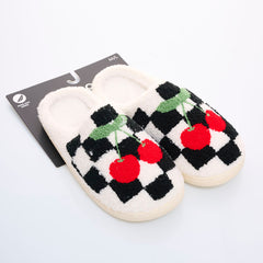 Pantuflas Checker Cherries Small