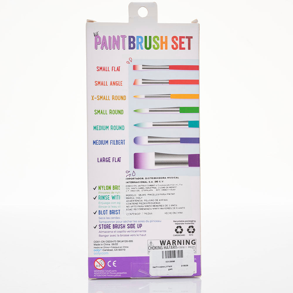 Set Pinceles Lil Paint