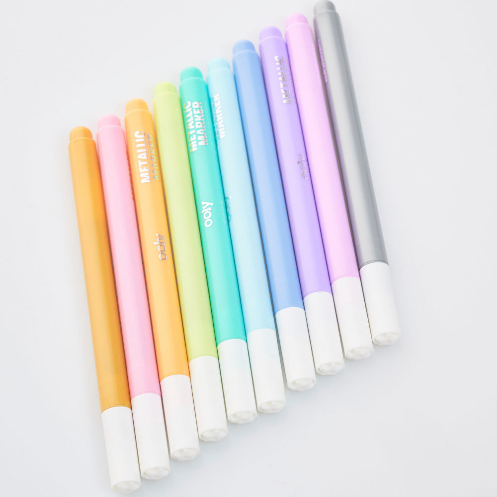 Marcadores Metallic Brush
