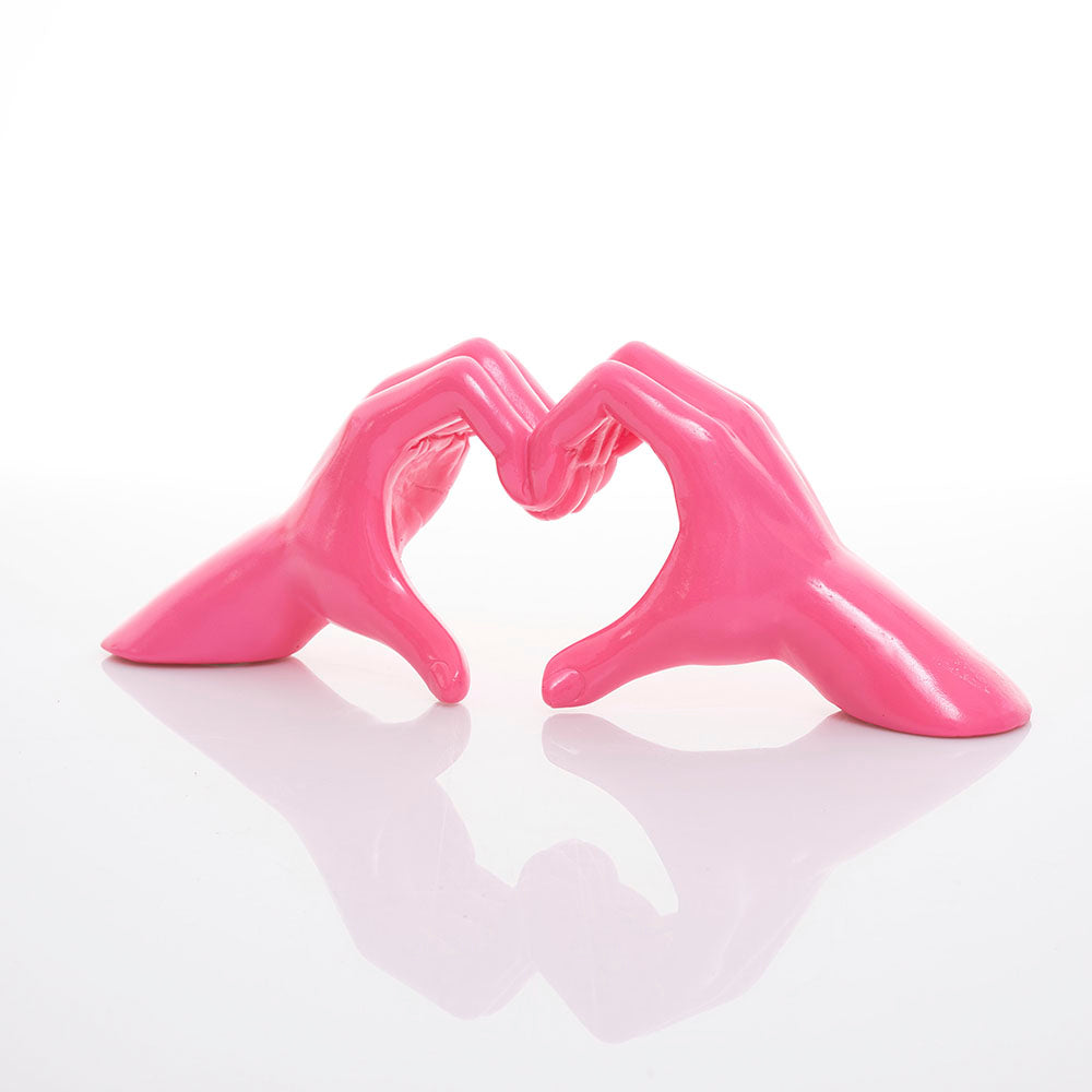 Hand Heart Rosa