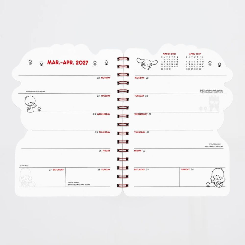 Agenda Hello Kitty 17 Meses