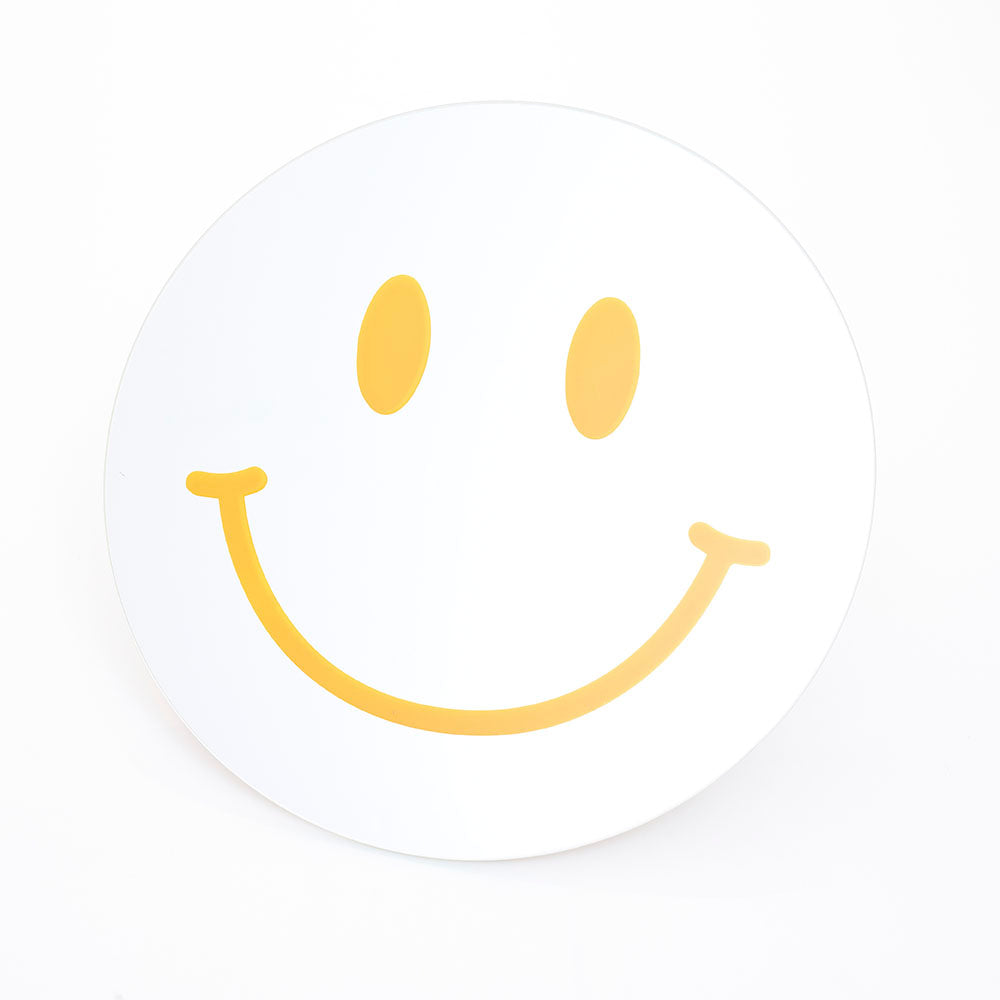 Happy Wall Mirror Yellow