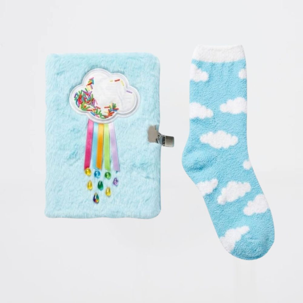 Set Journal y Calcetines Cloud