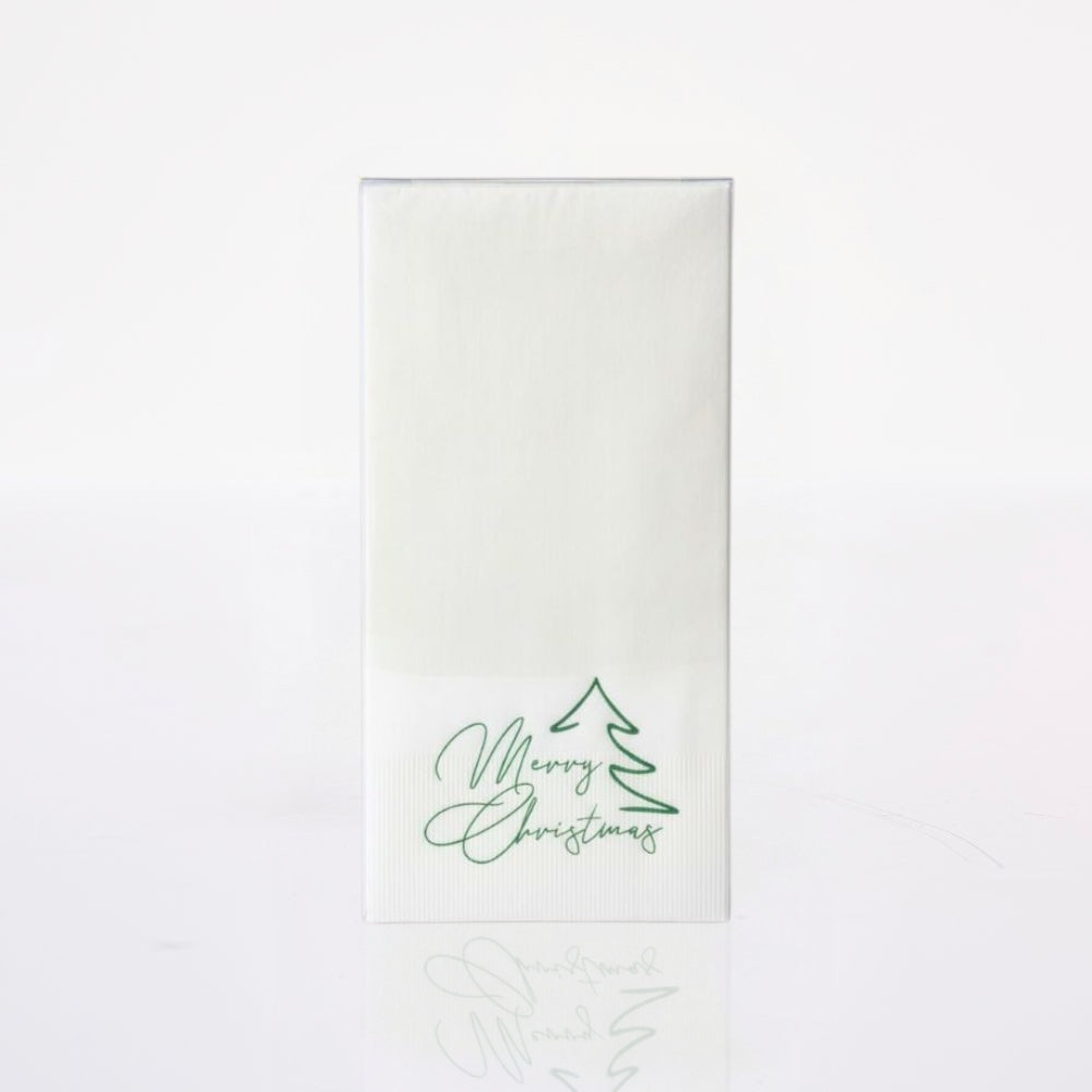 Servilleta Rectangular Merry Xmas Tree