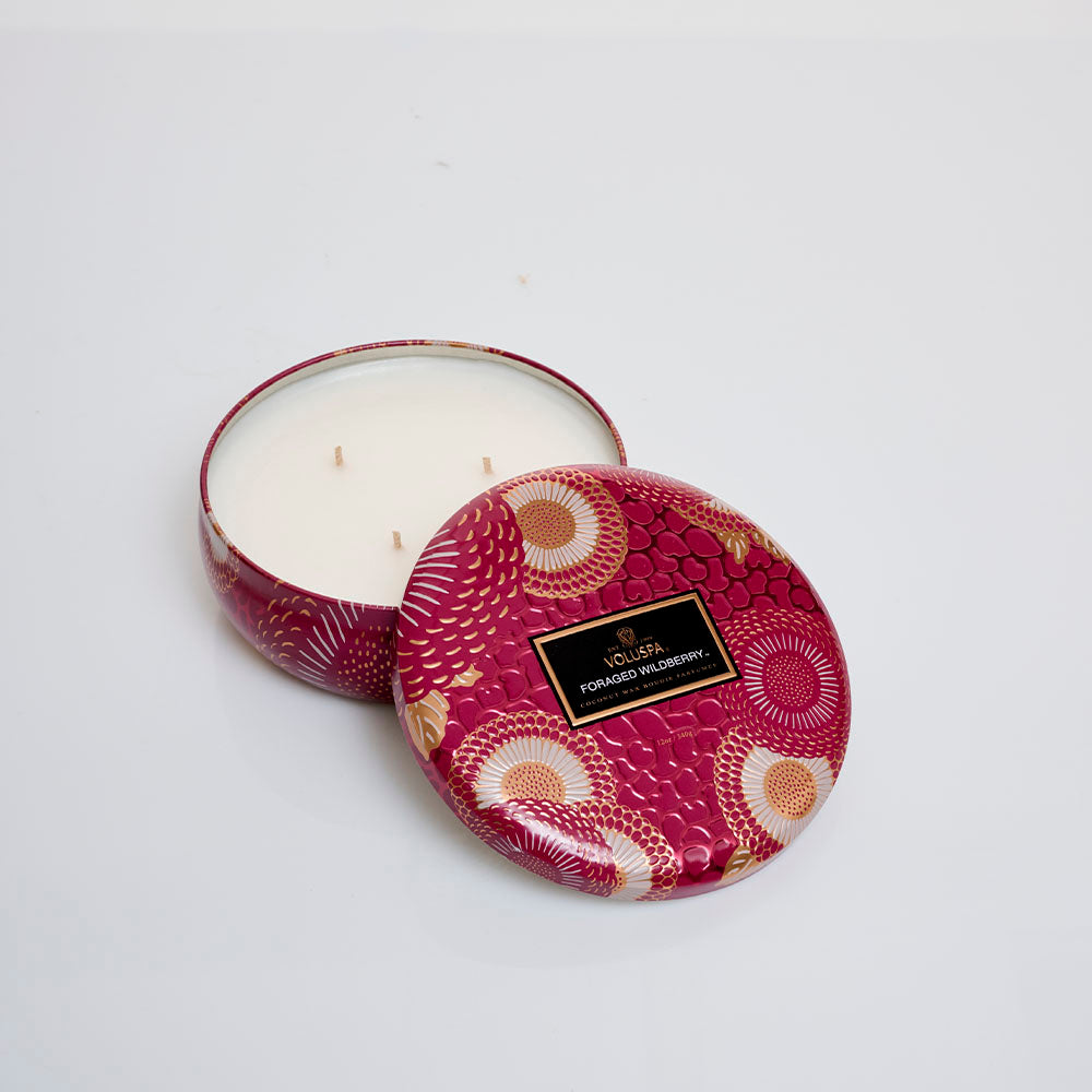 Vela 3 Wick Foraged Wildberry
