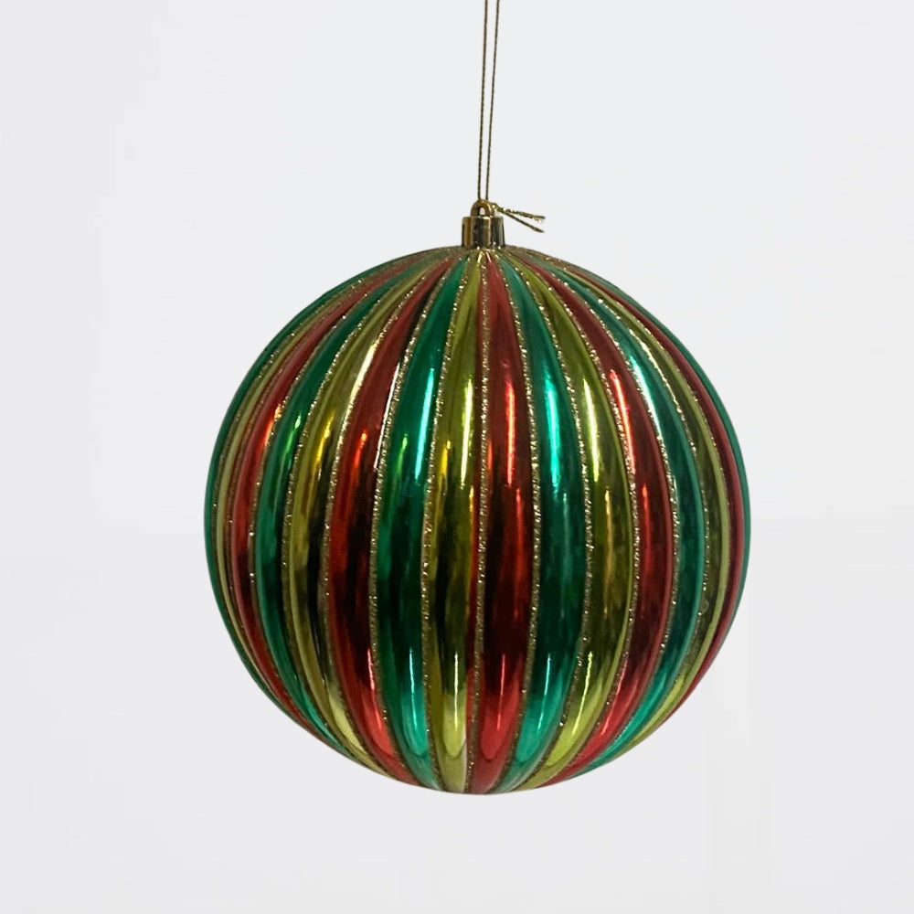 Ornamento Striped Ball 6"
