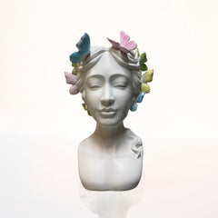 Lady with Butterflies
