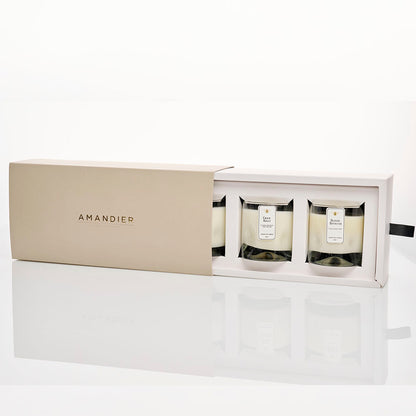 Caja 3 Velas Amandier