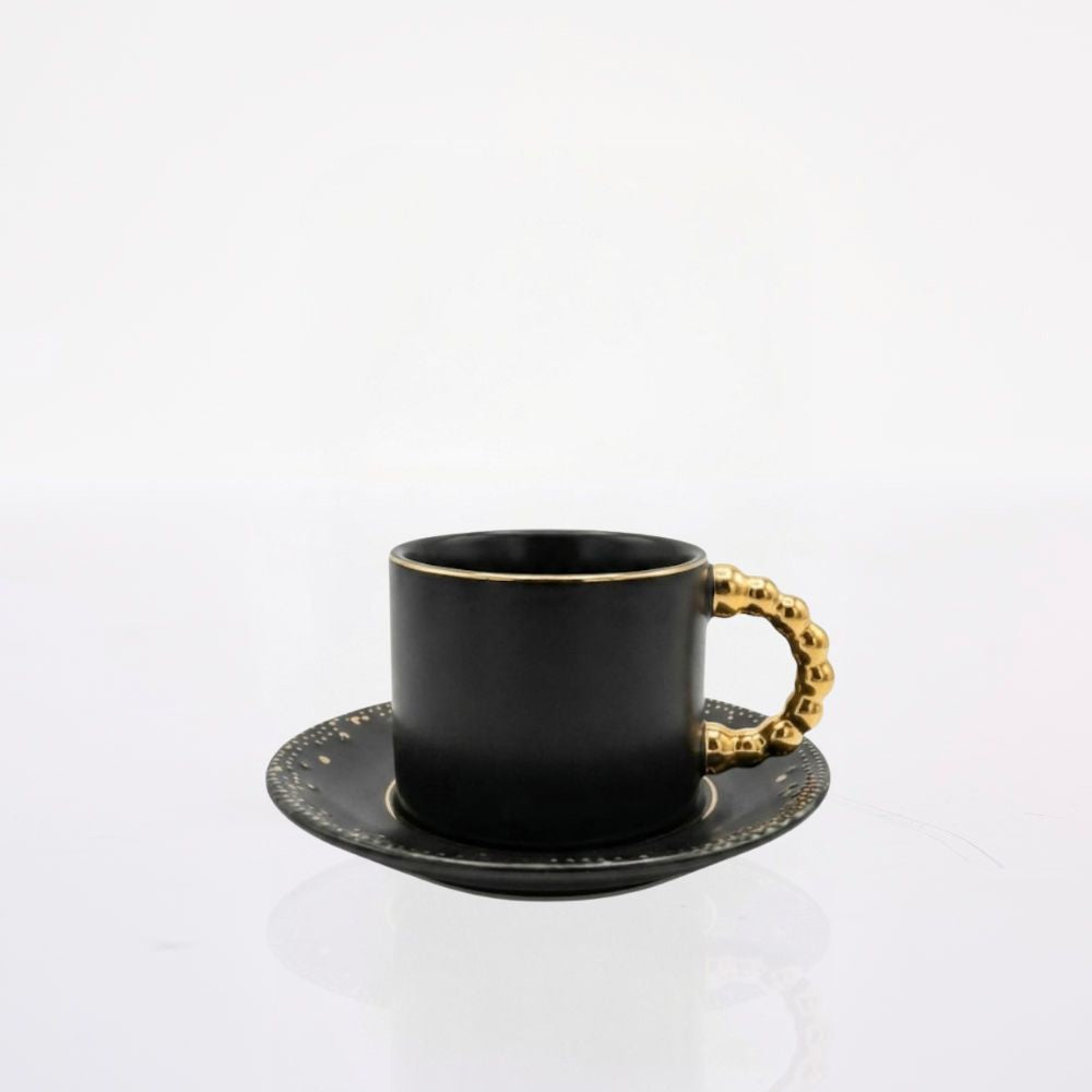 Set Tazas Golden Negras