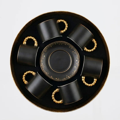 Set Tazas Golden Negras