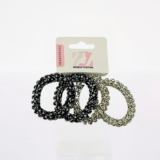 Set Ligas Blanco y Negro