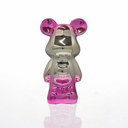 Brick Bear Rosa Plata