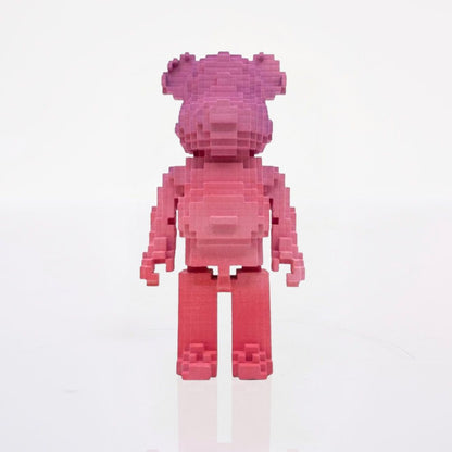 Brick Bear Pixeles Rosa Chico