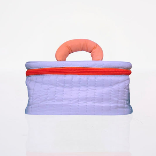 Cosmetiquera Puff Azul