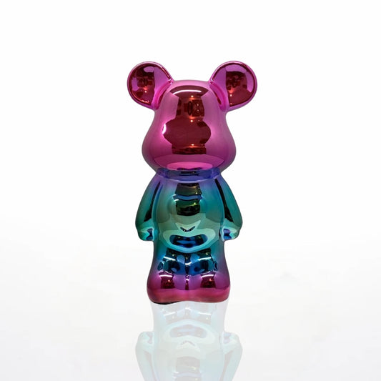 Brick Bear Azul Rosa