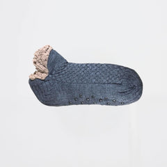 Pantuflas Calcetin Gris