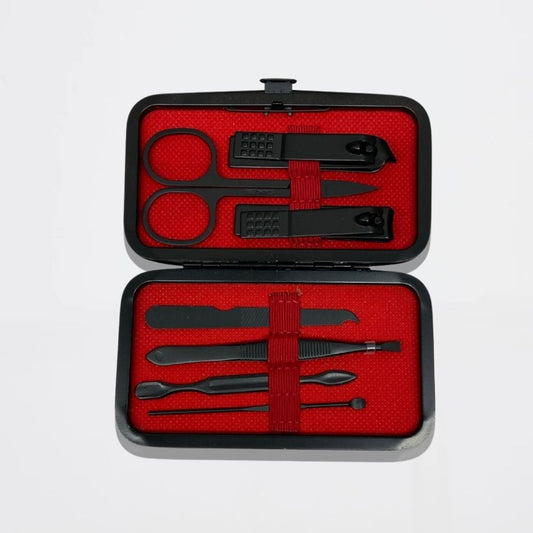 Kit Manicure 7 Piezas Negro