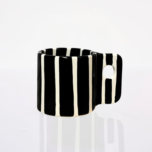 Taza Zebra Negra