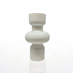 Jarron de Vidrio Blanco