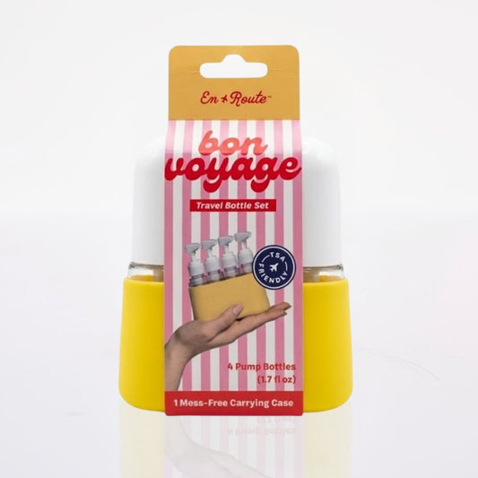 Set Botellas de Viaje Amarillo
