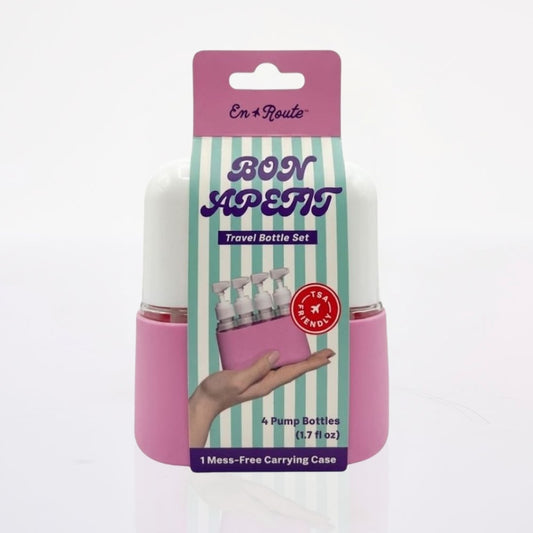 Set Botellas de Viaje Rosa