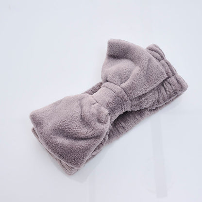 Headband Moño Gris