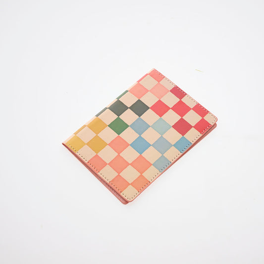 Portapasaporte Checkered