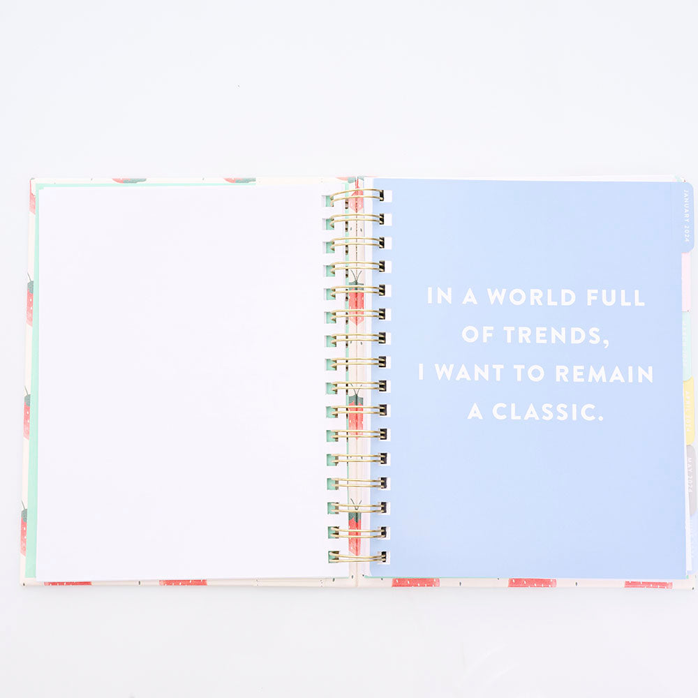 Agenda Watercolor Strawberries