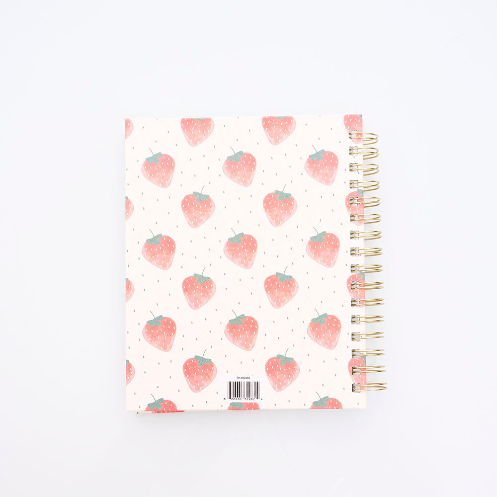 Agenda Watercolor Strawberries