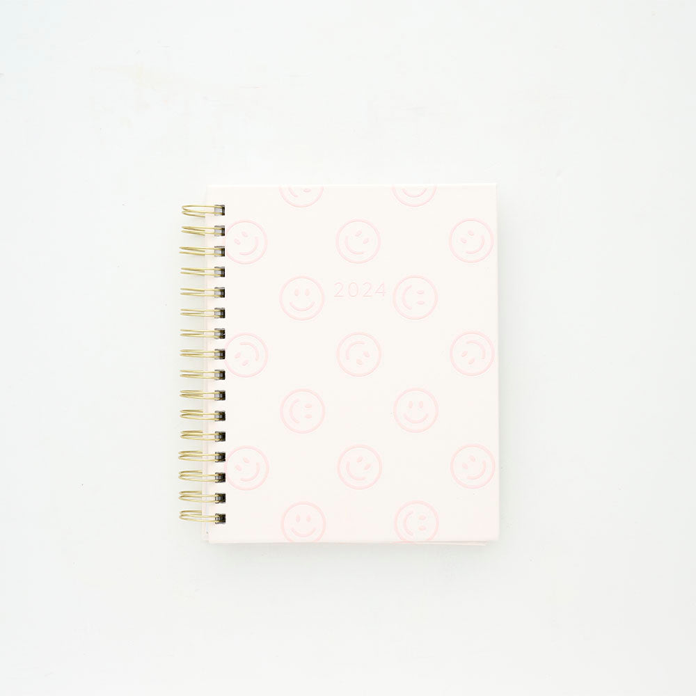 Agenda Pink Smiley Face