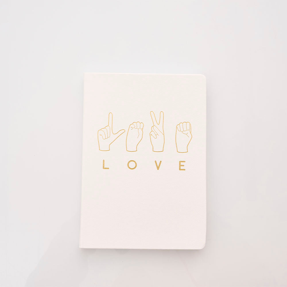 Libreta Love Sign