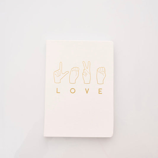 Libreta Love Sign