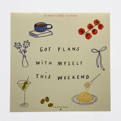 Calendario Simple Joys