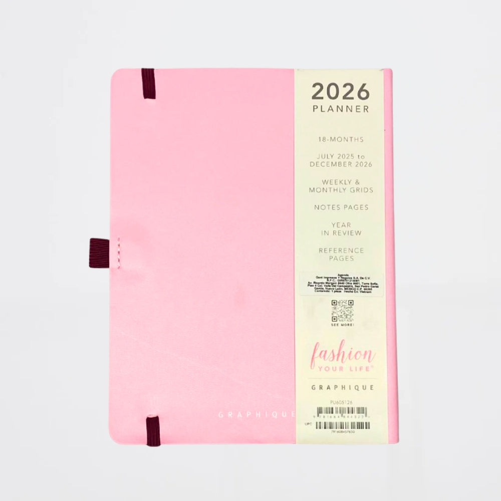 Agenda Typographic 18 Meses