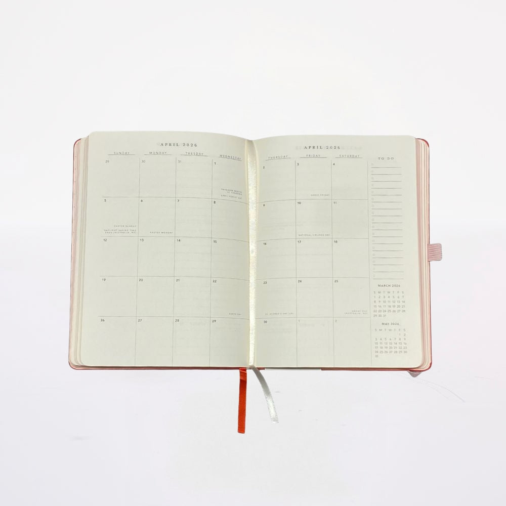 Agenda Glossy Red 18 Meses