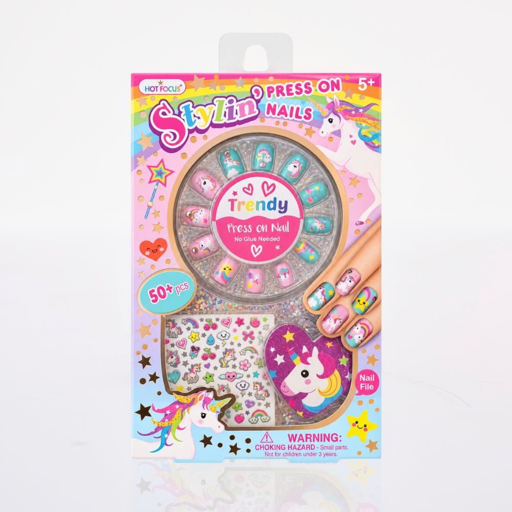 Set Uñas Unicorn