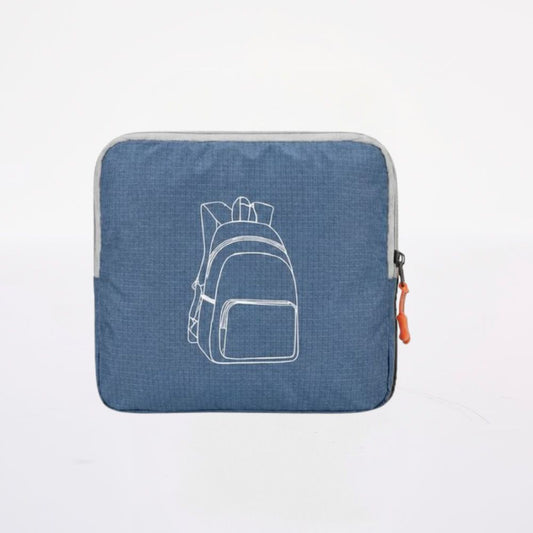Mochila Plegable Azul