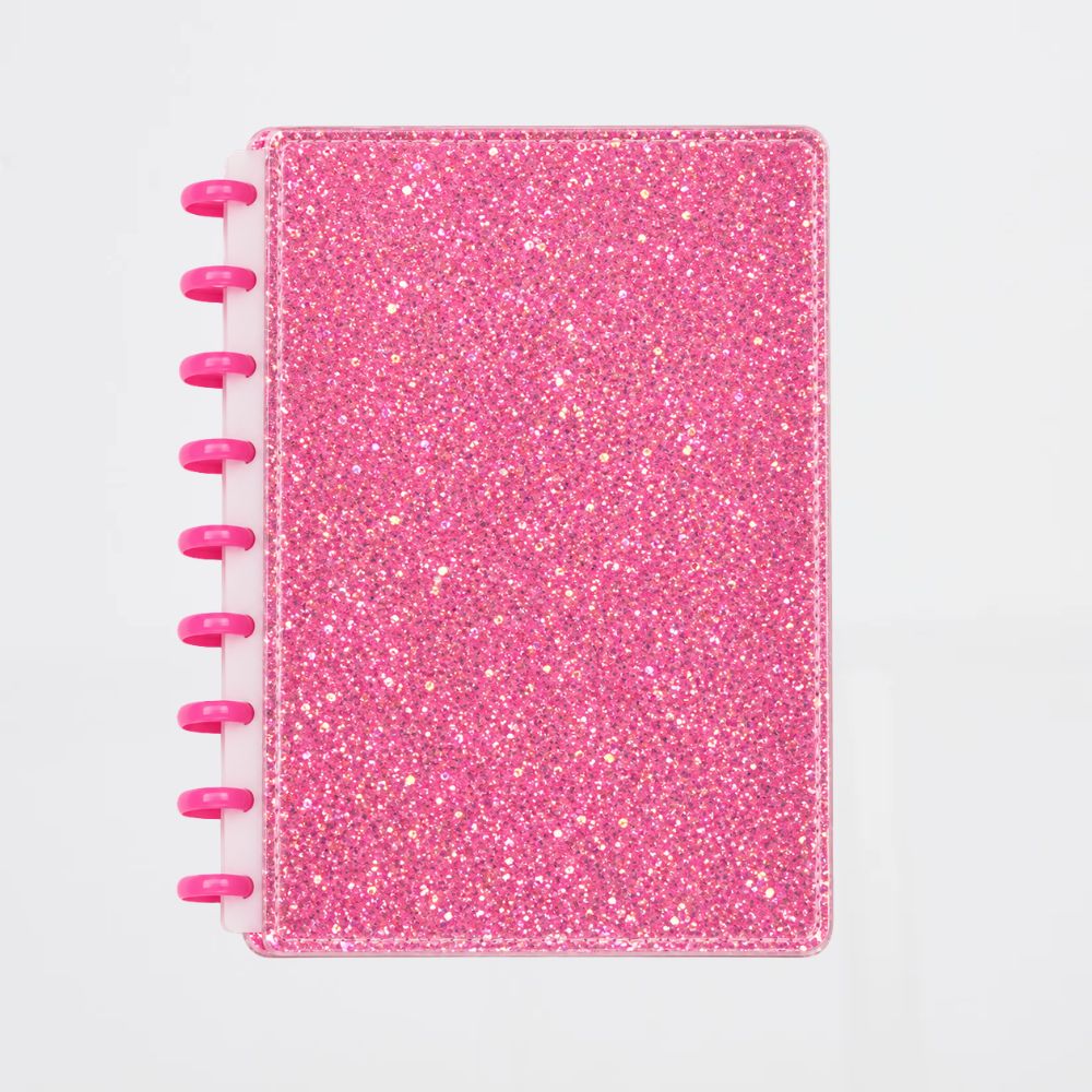 Libreta Glitter Rosa