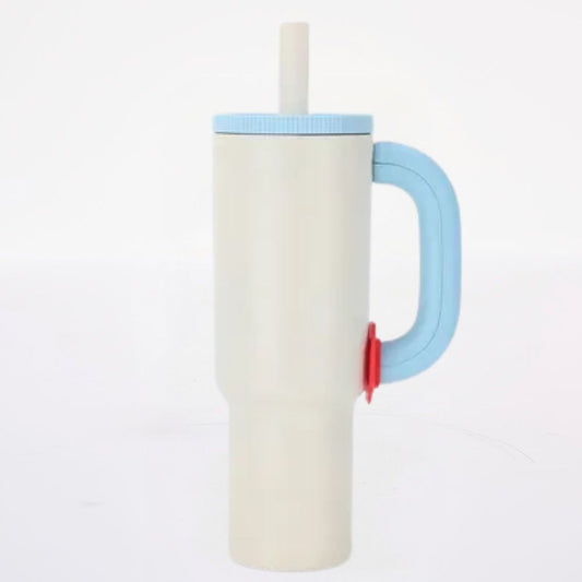 Termo Color Block Blanco