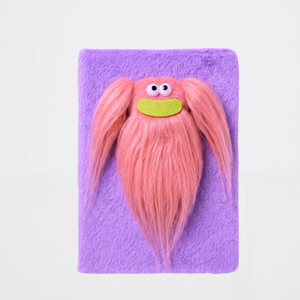 Libreta Peludo Morado